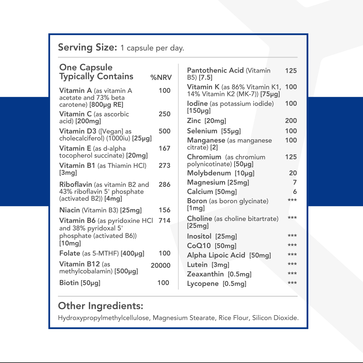 Advanced Multi (Multivitamin and Mineral Complex 5-MTHF, D3, K2, B12, CoQ10) - Autoimmune Institute
