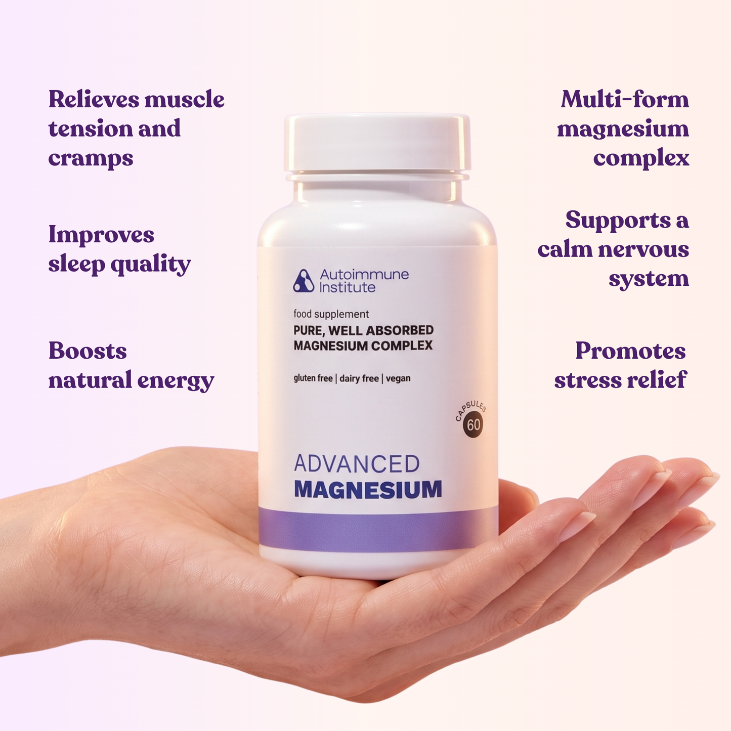 Advanced Magnesium | 5-Form Magnesium for Calm Energy, Muscle Ease & Better Sleep