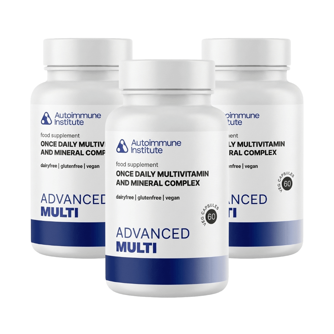 Advanced Multi (Multivitamin and Mineral Complex 5-MTHF, D3, K2, B12, CoQ10) - Autoimmune Institute