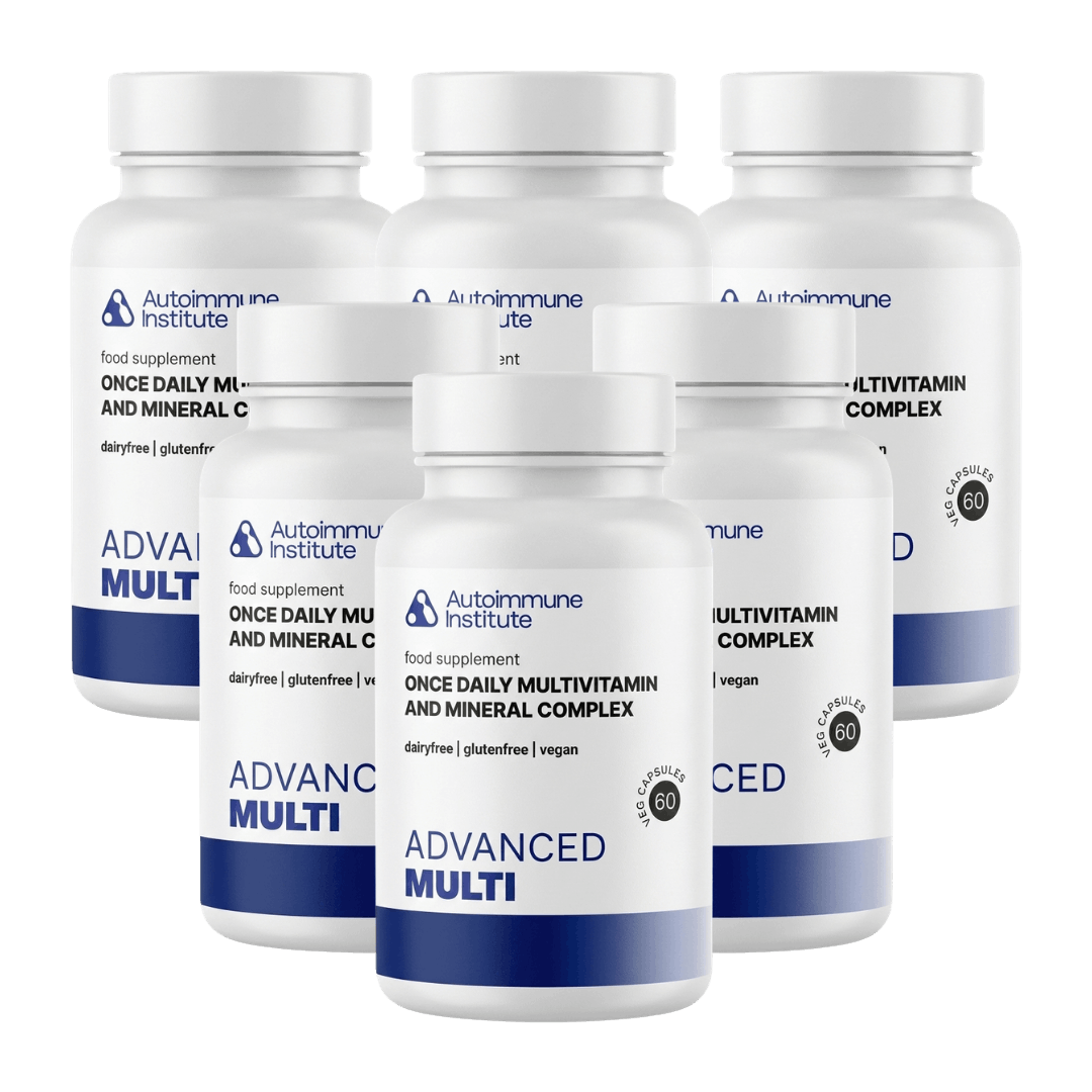 Advanced Multi (Multivitamin and Mineral Complex 5-MTHF, D3, K2, B12, CoQ10) - Autoimmune Institute