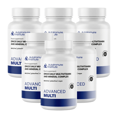 Advanced Multi (Multivitamin and Mineral Complex 5-MTHF, D3, K2, B12, CoQ10) - Autoimmune Institute