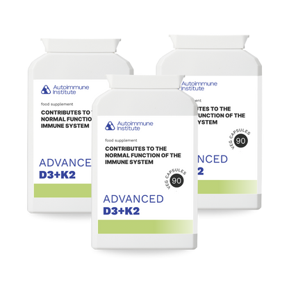 Advanced D3 + K2 - Vitamin D3 & K2 Supplement in 1 Capsule - Autoimmune Institute