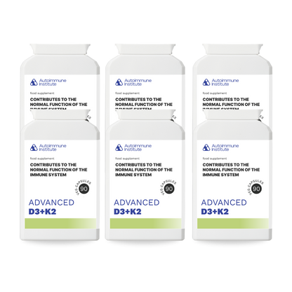 Advanced D3 + K2 - Vitamin D3 & K2 Supplement in 1 Capsule - Autoimmune Institute