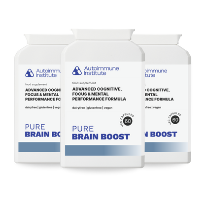 Pure BrainBoost | Research-Backed Nootropic for Focus, Performance & Recall - Autoimmune Institute