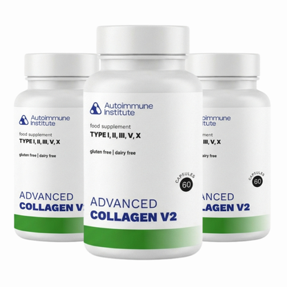 [New] Advanced Collagen V2 (Type I, II, III, V , X) - Autoimmune Institute