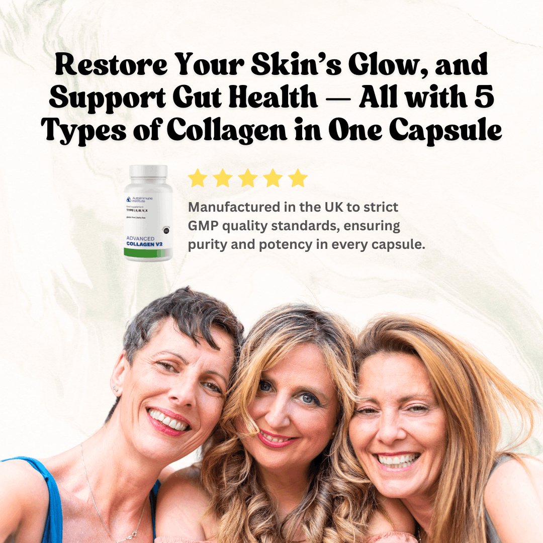 [New] Advanced Collagen V2 (Type I, II, III, V , X) - Autoimmune Institute