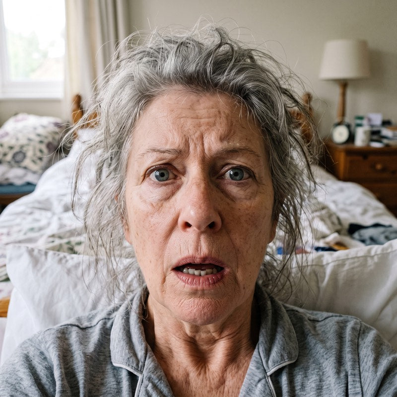 Alarm clock and phone on a bedside table at dawn