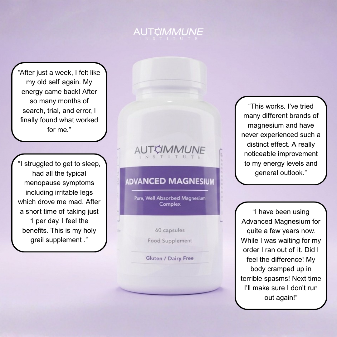 Advanced Magnesium | 5-Form Magnesium for Calm Energy, Muscle Ease & Better Sleep - Autoimmune Institute