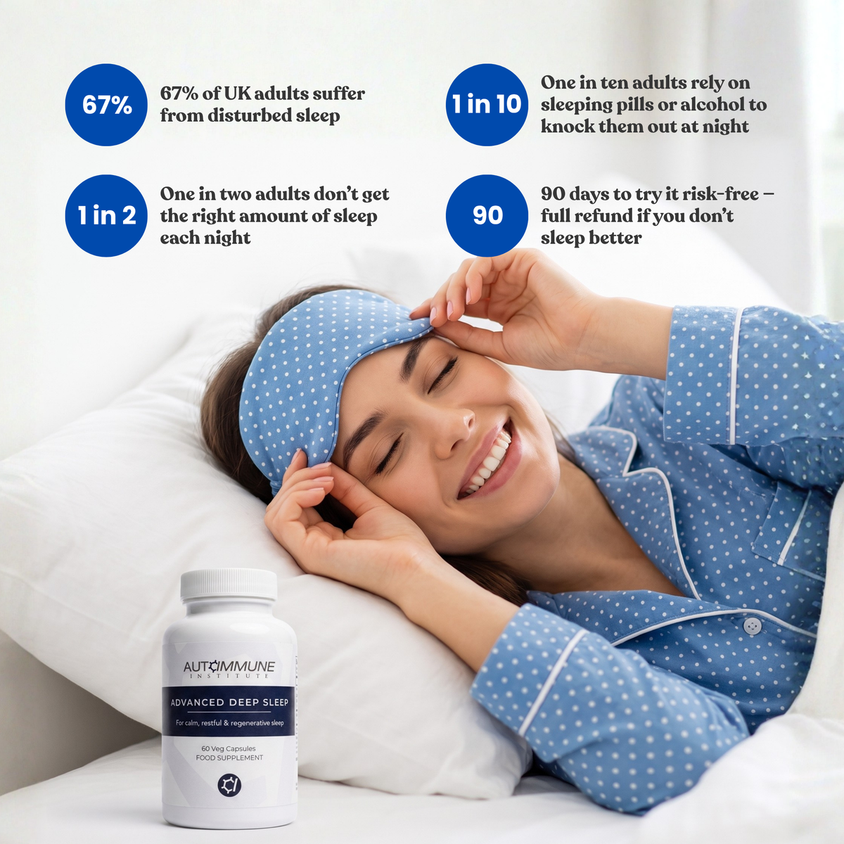 Deep, restorative sleep