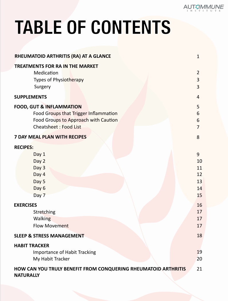 (Ebook) Conquering RA Naturally - Autoimmune Institute