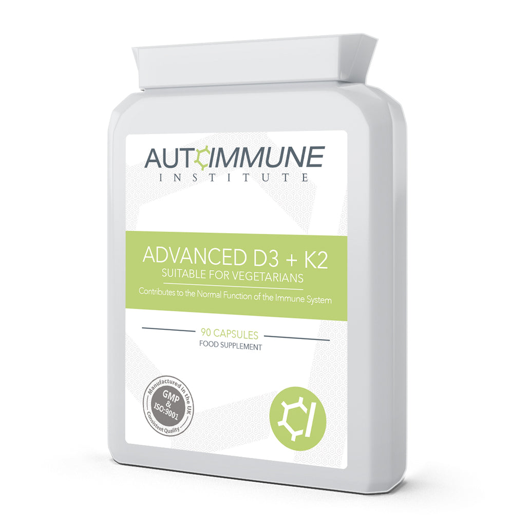 Advanced D3 + K2 - Vitamin D3 &amp; K2 Supplement in 1 Capsule