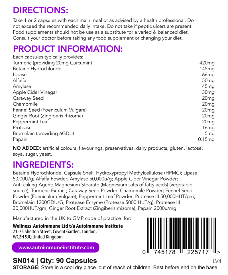 Advanced Digestives - Autoimmune Institute
