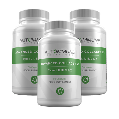 Advanced Collagen V2 (Type I, II, III, V , X) Priority Customer - Autoimmune Institute