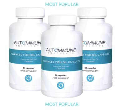 Advanced Fish Oil (High Quality, Micro Distilled Omega 3 Capsules) - Autoimmune Institute
