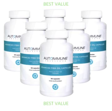 Advanced Fish Oil (High Quality, Micro Distilled Omega 3 Capsules) - Autoimmune Institute