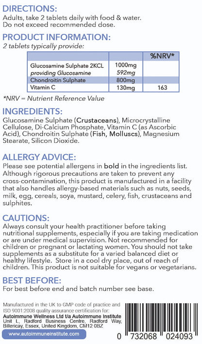 Advanced Glucosamine / Chondroitin Complex - Priority Customer - Autoimmune Institute