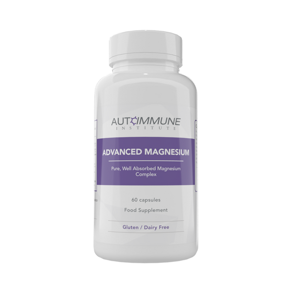 Advanced Magnesium V2 (hot) - Magnesium Complex Supplement (Malate, Bisglycinate, Citrate, Taurate, and Orotate) - Autoimmune Institute