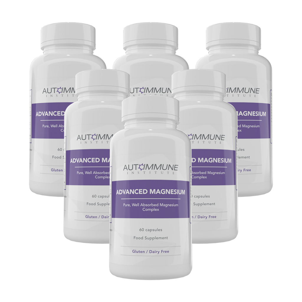 Advanced Magnesium V2 (hot) - Magnesium Complex Supplement (Malate, Bisglycinate, Citrate, Taurate, and Orotate) - Autoimmune Institute