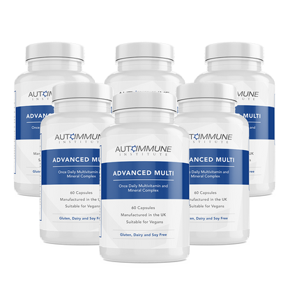 Advanced Multi (Multivitamin and Mineral Complex 5-MTHF, D3, K2, B12, CoQ10) - Autoimmune Institute
