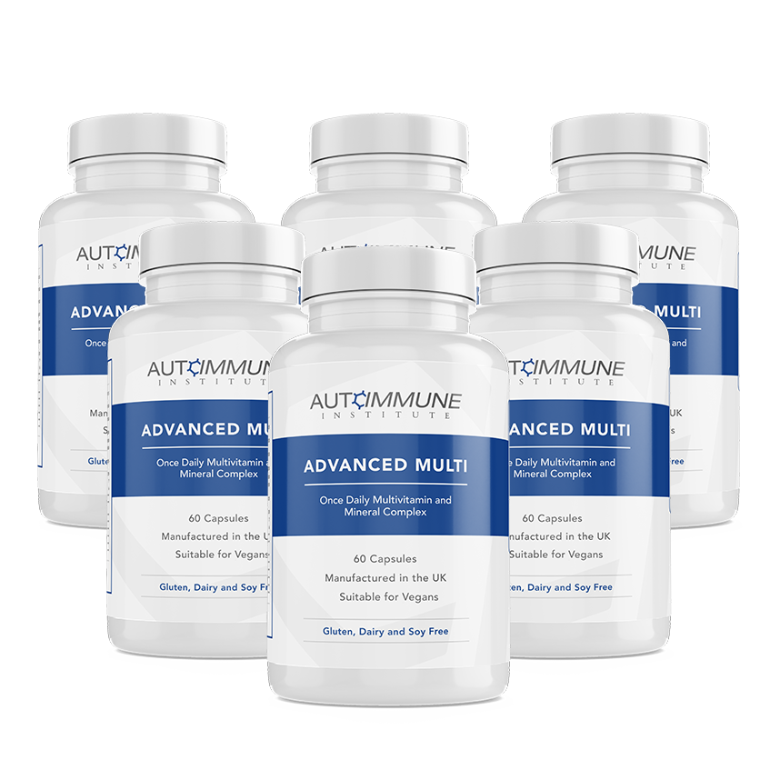 Advanced Multi (Multivitamin and Mineral Complex 5-MTHF, D3, K2, B12, CoQ10) - Autoimmune Institute