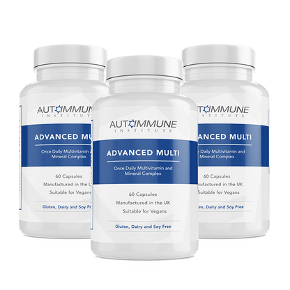 Advanced Multi (Multivitamin and Mineral Complex 5-MTHF, D3, K2, B12, CoQ10) - Autoimmune Institute