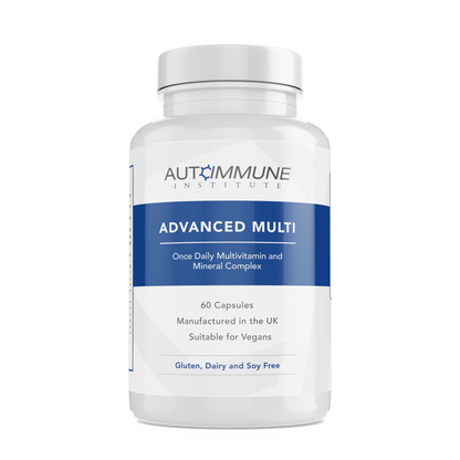 Advanced Multi (Multivitamin and Mineral Complex 5-MTHF, D3, K2, B12, CoQ10) - Autoimmune Institute