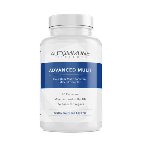 Advanced Multi (Multivitamin and Mineral Complex 5-MTHF, D3, K2, B12, CoQ10) - Autoimmune Institute
