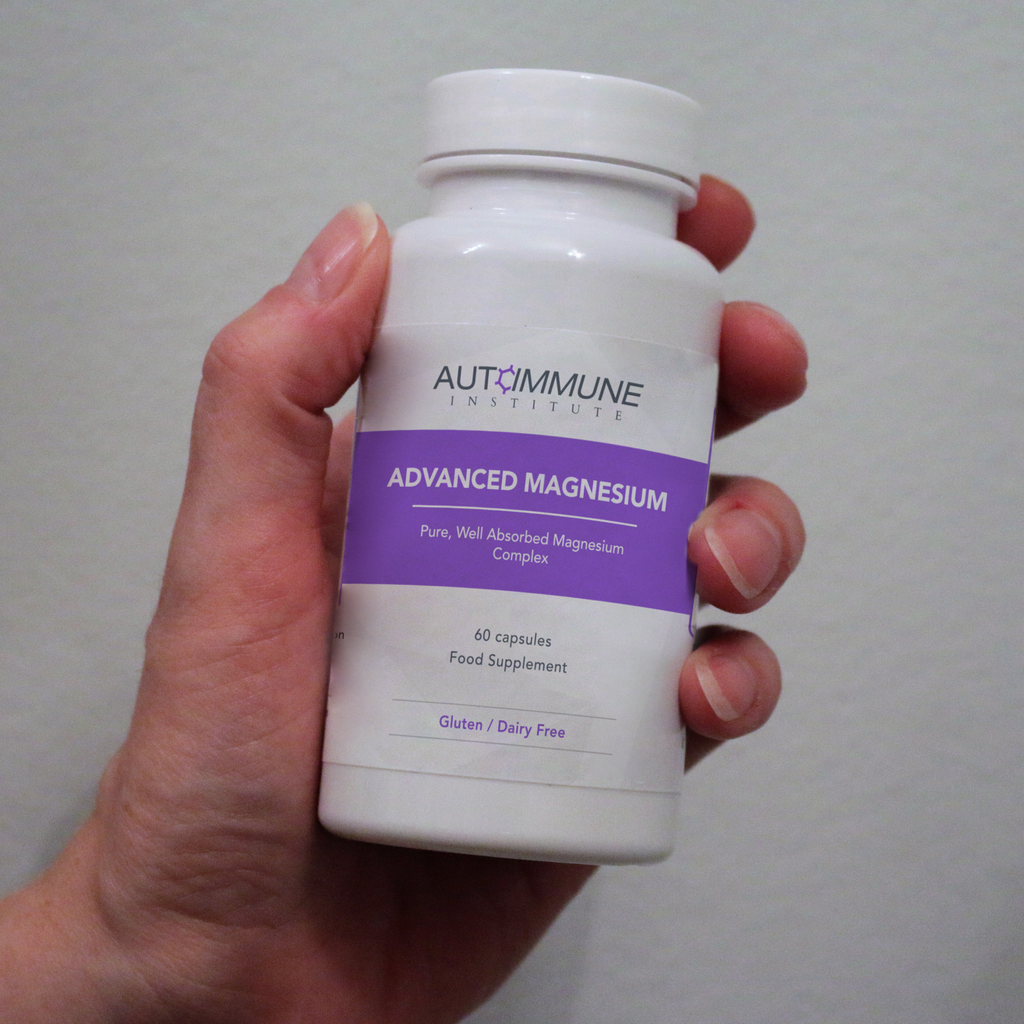 Advanced Magnesium V2 (hot) - Magnesium Complex Supplement (Malate, Bisglycinate, Citrate, Taurate, and Orotate) - Autoimmune Institute